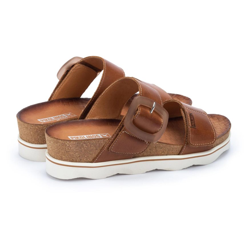 Women's Pikolinos MENORCA Sandals Brown | NZ H90Q572